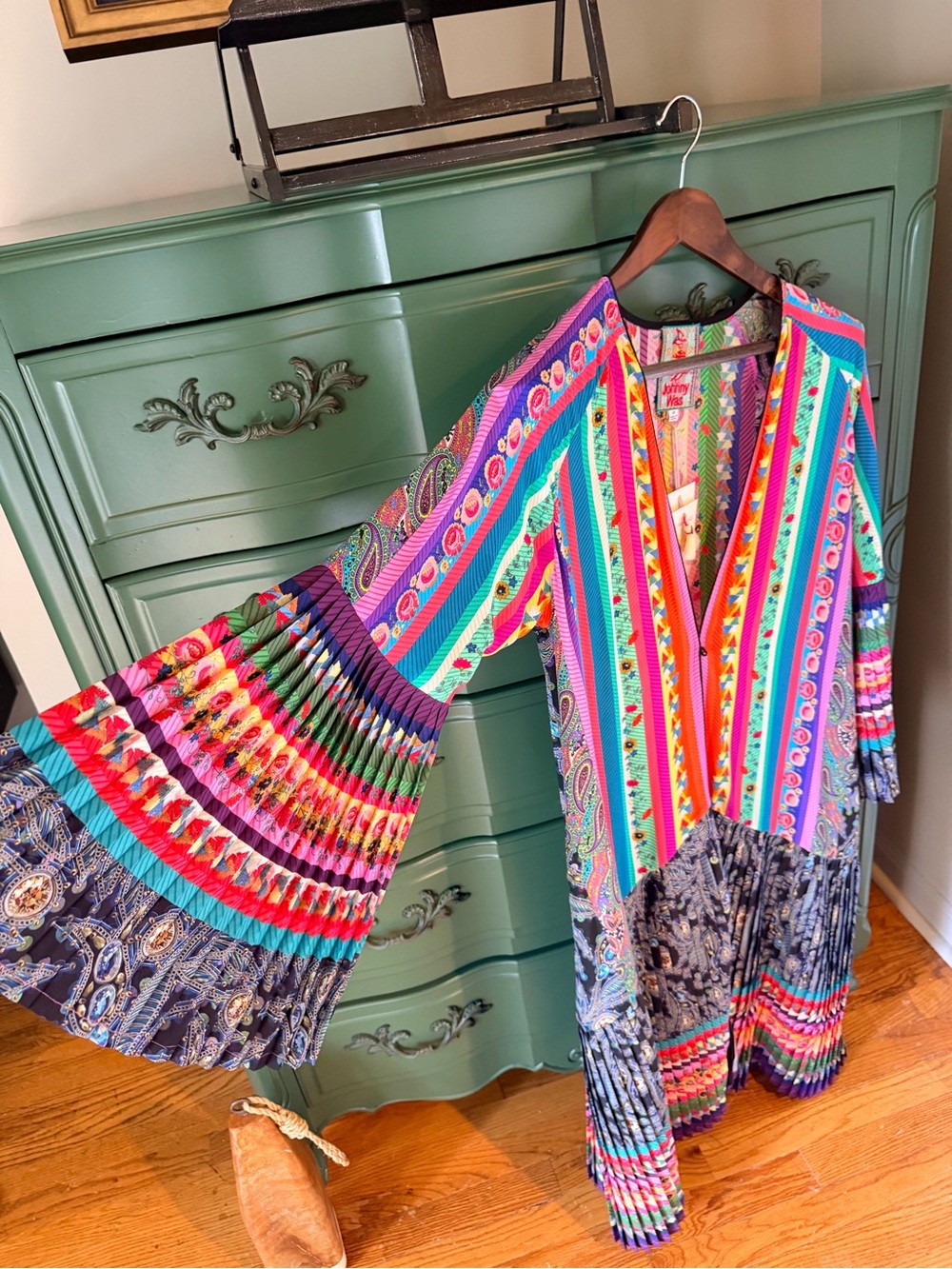 Johnny Was Gemma Pleated Kimono – XS, Never Worn